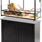 REPTI ZOO Reptile Aquarium Terrarium Wooden Stand and Cabinet with Adjustable Shelf for 48L x 18W inch Amphibian/Fish Sea Salt Water Tank Terrarium(Cabinet Only)