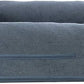 Furhaven Cooling Gel Dog Bed for Large/Medium Dogs w/ Removable Bolsters & Washable Cover, For Dogs Up to 55 lbs - Sherpa & Chenille Sofa - Orion Blue, Large