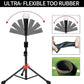FDLS Baseball Batting tee for Adults and Youth Teens, Portable Tripod Stand Base Tee Easy Adjustable Height 27 to 46 inches for Hitting Training Practice, with Carrying Bag