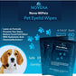 NOVEHA Dog Eye Wipes, Gentle Tear Stain Remover, Eye Hygiene, and Allergy Relief (60 Counts)
