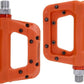 FOOKER MTB Pedals Mountain Bike Pedals 3 Bearing Non-Slip Lightweight Nylon Fiber Bicycle Platform Pedals for BMX MTB 9/16"