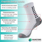 2 Set Anti-Slip Grip Soccer Socks with Shin Guard Sleeves, Sports Athletic Socks for Men Women