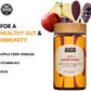 JUGO Apple Cider Vinegar + SUPERFOODS | ACV Gummies with Vitamin B12 & Acai | 40 Count Digestive Support Gummies | Plant-Based, Gelatin- Free, Non-GMO, Made in USA