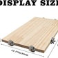 21.7 × 13.8 Inches Large Bird Perch Stand Platform, Natural Wooden Small Animals Cage Accessories, Rectangle Stand Perch Shelf for Parrot Parakeet Cockatiel Rat Hamster Guinea Pig Conure Chinchillas