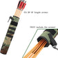 KRATARC Archery Lightweight Back Arrow Quiver Dual Use Foldable Compact Hip Arrows Bag with Molle System Hanged for Target Shooting
