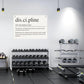 Discipline Gym Motivational Wall Art Banner Dorm Posters Gifts for Guys Men Women Gym Flag Decor for Home Gym Bedroom Workout Room 30x20 Inchs