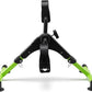 Pedal Exerciser Desk Exercise Bike Leg and Arm Bike with LCD Monitor Foldable (black/green)