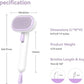 aumuca Cat and Dog Grooming Brush for Shedding, Removes Loose Fur from Long or Short Haired Pets - Ideal for Cats, Kittens, Rabbits, and More - Purple