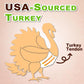 Afreschi Wrapped Turkey Tendon with Brown Rice Stick 3.5 oz, USA-Sourced Turkey Tendon, Dog Treats for Wrapped Series, All Natural Human Grade Dog Treat, Hypoallergenic, Rawhide Alternative