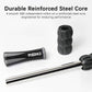 Muscle Roller Stick for Athletes - Deep Tissue Fascia Blaster & Roller Massager for Myofascial Pain Relief - Handheld Physical Therapy & Recovery Tool(Gray black-18 inch)