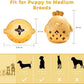 MewaJump Treat Dispenser Dog Toy Puzzle Rubber Chew Toys Treat Food Dispensing Toys for Teeth Cleaning Ball Interactive Enrichment Toys for Puppy, Small, Medium, Large Breeds - Not for Heavy Chewer