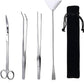 Aquarium Aquascaping Tool, Long Tweezers Scissors Spatula, 4 in 1 Stainless Steel Aquatic Plants Set for Fish Starter Kits, Aquariums Tank and Terrarium