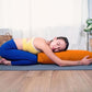 Sol Living Yoga Bolster Pillow Rectangular Meditation Cushion Cotton Meditation Accessories for Restorative Yoga Meditation Pillow Yoga Pillow Firm Body Pillow Bolster Pillow for Legs Removable Cover