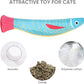 4Pcs Catnip Toy, Plush Cat Toys with Jingly Bell, Bite Resistant Chew Toys, Catnip Filled Cartoon Cat Teething Chew Toy for All Cats