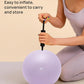 KEEP Pilates Small Exercise Ball Anti-Burst - Thickened Yoga Ball With Pump for Physical Therapy, Fitness, Workout, and Core Strength