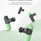 RENPHO Mini Thermal Massage Gun with Heat, Portable Deep Tissue Percussion Massager, Color Silicone Sleeves Travel Size with Carry Case, Spearmint