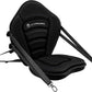 Standard Padded Kayak Canoe Seat Adjustable Backrest with 4 Straps Durable Sit-On-Top Cushion for Kayaking, Rafting & Fishing