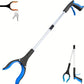 Grabber Reacher Tool - 32” Extra Long Foldable Gripper and Reaching Tool - Heavy Duty Pick Up Stick Grabbers for Seniors, Trash, Surgery Recovery Must Haves Gifts (Blue)