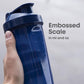 Smartshake Glossy 3-Pack Lite Protein Shaker Bottle 800 ml | 27 oz - Leakproof Screw-on Lid - BPA Free – Unisex - (Black, Deep Rose, Navy Blue)