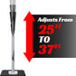Portable Batting Tee,Height Adjustable from 25-37 inch Hitting Tee For Baseball and Softball, Easy Assemble Premium Baseball Tee with Rubber Top,Metal Base Softball Tee for Kids/Youths/Adults