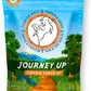 HappyTails Journey Up, Pumpkin Power Up Jerky Treats for Dogs with Beef, Pumpkin & Carrots-Made in USA-Prebiotics for Gut & Immune Health, Omega 3 & 6 for Skin & Coat, Small-Large Dogs, 6 oz.