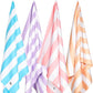 Dock & Bay Beach Towel - Quick Dry, Sand Free - Compact, Lightweight - 100% Recycled - Includes Bag - Cabana Light - Malibu Pink - Large (160x90cm, 63x35)