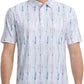 Men's Golf Polo Shirts Short Sleeve Striped Performance Moisture Wicking Dry Fit Golf Shirts for Men