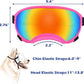 Medium Dog Sunglasses with Adjustable Strap UV Protection, Winproof Dog Puppy Sunglasses, Suitable for Medium Dog Pet Glasses, Dogs Eyes Protection,Soft Dog Goggles