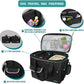 PetAmi Travel Bag Organizer - Dog & Cat Diaper Bag with Food Container, Bowls & Accessories for Weekend Camping