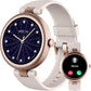 Fitness Tracker, Round Fitness Watches for Women with Bluetooth Call Heart Rate Monitor Sleep Tracker Calorie/Step Counter, Birthday Gift for Women Lady Mom Waterproof Starlight