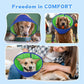 Dog Cone Soft Recovery Collars & Cones After Surgery for Medium Large Dogs, Comfy Ecollars to Stop Licking, Adjustable, Dog Ecollars for Recovery Fabric: Soft Comfort, Ecollars of Shame Alternatives