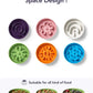 LE TAUCI Ceramic Slow Feeder Dog Bowls Small Breed, 0.6 Cups Dog Food Dish for Fast Eaters, Puzzle Bowl for Small Dogs and Cats,Clover Green