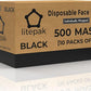 Litepak 500pcs Premium Disposable Face Mask SOFT 3ply Nose Wire