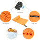 Microfiber Beach Towel-Perfect for Travel, Sports, Camping, Swimming, Yoga, Gym- Quick Dry, Sand Free, Compact, Lightweight, Absorbent (Orange, X-Large(200x90cm, 78x35”))