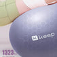 KEEP Pilates Small Exercise Ball Anti-Burst - Thickened Yoga Ball With Pump for Physical Therapy, Fitness, Workout, and Core Strength
