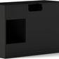 LANDEN Aquarium Wooden Stand and Cabinet for up to 72.2 Gal Tank, Fish Reptile Sea Salt WaterTank Stand, Nano Foam Leveling Mat Included, W47.2xD19.7xH31.5 in, Wooden Matte Black Painted(Stand Only)