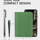 ALLIVE Passport Holder for Travel Women Men,Genuine Leather Passport Cover Wallet,Travel Must Haves Airport Essentials Travel Gifts Green