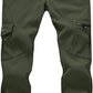 TBMPOY Men's Snow Ski Fleece Lined Hiking Pants Waterproof Winter Snowboard Warm Outdoor Insulated Pants Windproof