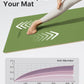YOTTOY Yoga Mat,Non-Slip Hot Yoga Mat with Anti-Tear Design and Friendly Natural Rubber Mat with Strap and Bag