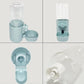 kathson 2Pcs Rabbit Water Bottle 17 OZ Bunny Hanging Water Fountain Automatic Guinea Pig Water Dispenser No Leak Drinking Feeder for Bunny Chinchilla Hamsters Cat Dog Small Animals(Blue)