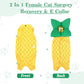EMUST Cat Recovery Suit Female, Soft Cat Surgical Suit for Abdominal Wounds, Cute Kitten Shirt Clothes for Cats Anti Licking Full Bodysuit for Kittens 4-8lb, Yellow, M