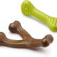 Benebone 2-Pack Bacon Wishbone/Rubber Bone Medium