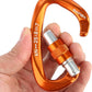 Screwgate Locking Carabiner Clip - Professional Rock Climbing Carabiner Screw Lock,Heavy Duty Carabiners for Climbing,Mountaineer,Hammock,Camping,Outdoor Equipment