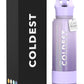 Coldest Insulated Water Bottle with Straw Lid - Stainless Steel Metal Insulated Bottle for Men & Women (Purple Ombré Glitter, 40 oz)