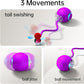 Interactive Cat Toys for Indoor Cats - Kitten Toy with Speedy Tail 2.0, Automatic Cat Toys for Bored Indoor Adult Cats, Motion-Activated, 2025 New Upgraded, USB Rechargeable (Purple)