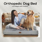 Dog Bed Medium Size Dog-Orthopedic Waterproof Bed for Dogs,Foam Couch Sofa with Washable Removable Cover & Non-Slip Bottom-Grey