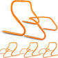 Agility Speed Hurdles Upgraded Training Hurdles Adjustable Height,Ultra Durable All-in-One Speed Hurdles with Carrying Handle, 6 Pack