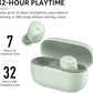 TOZO A1 Wireless Earbuds Bluetooth 5.3 Light Weight in Ear IPX5 Waterproof Headphones 2 Mic for AI Calls, Immersive Premium Sound Bass Headset with Charging Case, 32 Presets EQ Customization via App