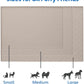 MIGHTY MONKEY 100% Waterproof Dog Food Mat, Raised Edges Silicone Pet Feeding Placemat for Cat, Dogs, Pet Bowls, High Lipped Tray Prevents Water Spills, Food on Floor, Dishwasher Safe, 24x16, Beige