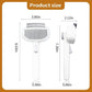 TemApex 2-in-1 Self Cleaning Shedding Brush & Dematting Comb for Long Haired Cats and Dogs, Pet Grooming Deshedding Brush for Dog and Cat Removes Loose Fur & Tangles